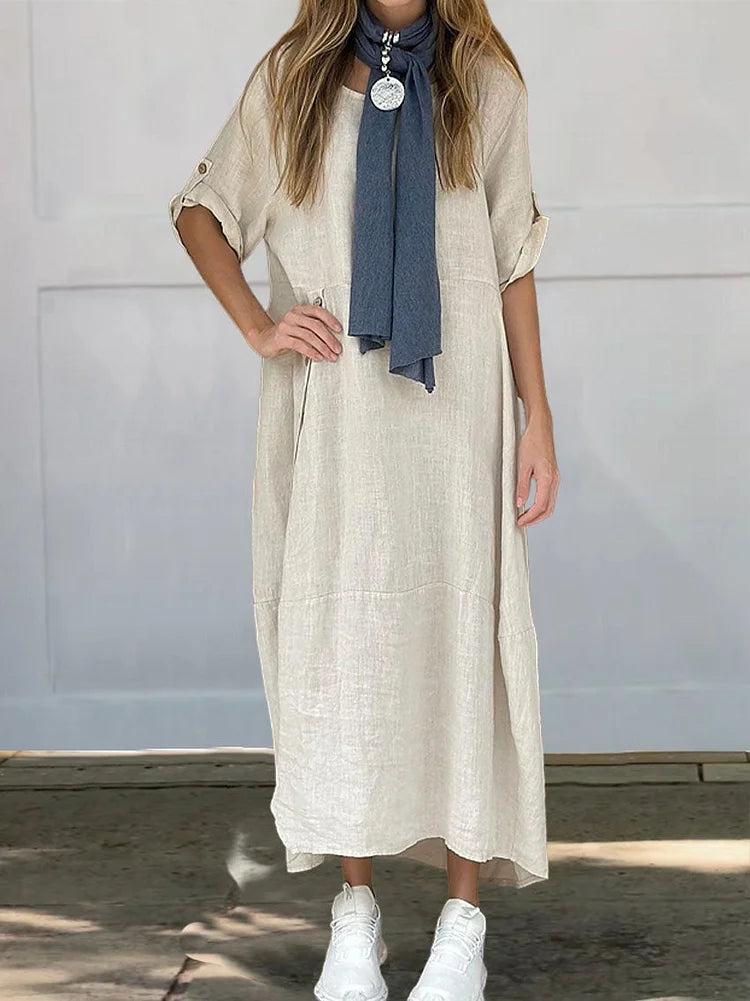 Verity | Relaxed Casual Button-Down Dress