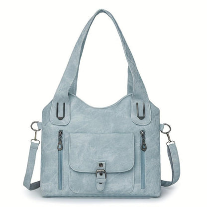 Bonnie | Casual Zip Pocket Tote Bag