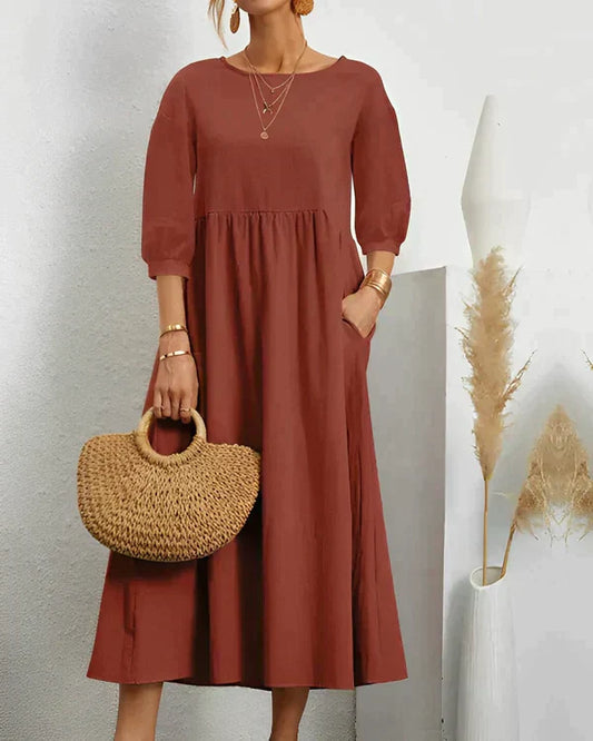 Emily | Chic Boho Puff Dress