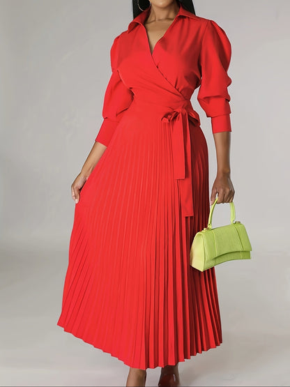 Donna | Pleated Wrap Dress for Women