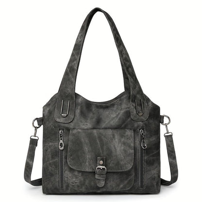 Bonnie | Casual Zip Pocket Tote Bag