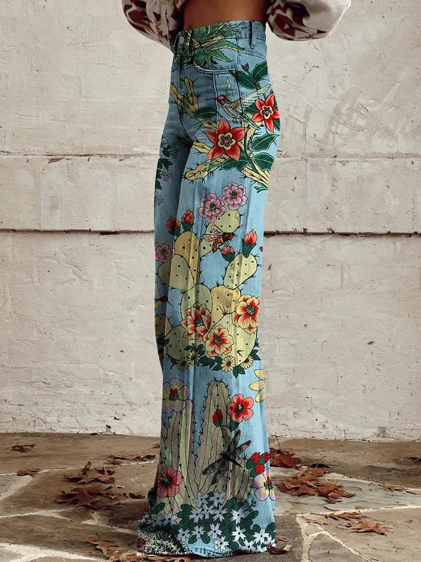 April | Relaxed Flowing Palazzo Pants