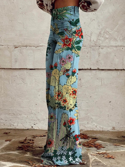 April | Relaxed Flowing Palazzo Pants