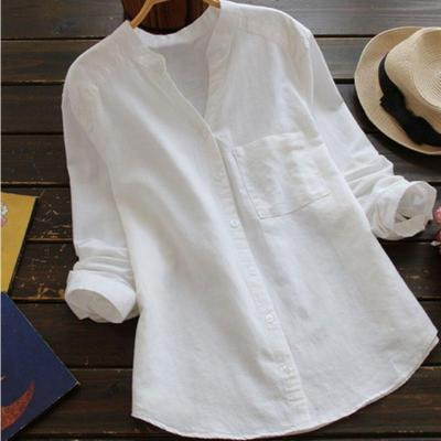Ava™ - Casual Loose Cotton Linen Shirt 