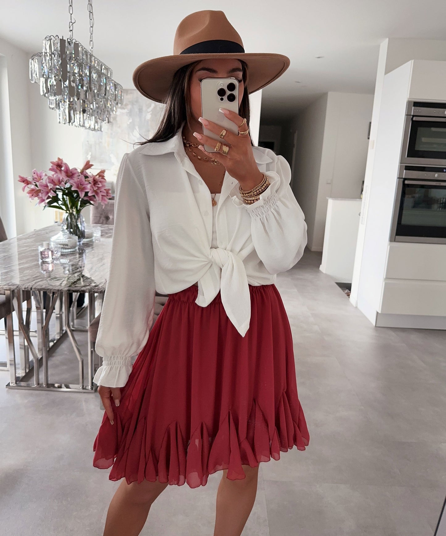Candice | Elegant Long Sleeve Buttoned Blouse
