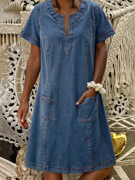 Sofia | Casual Relaxed Pocket Dress