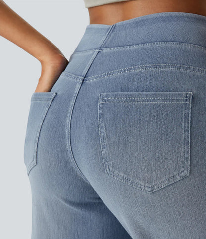 Evie™  | Comfy Elastische Broek met Hoge Taille