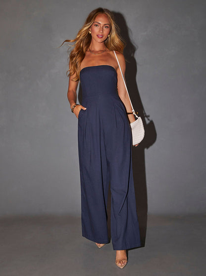 Janneke | Elegante Strapless Jumpsuit