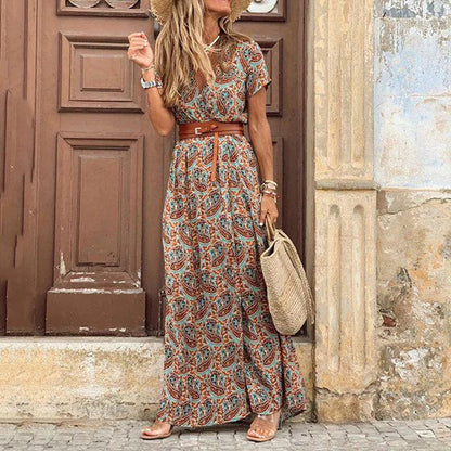 Karin™  | Elegante Ibiza-style jurk - Inclusief riem