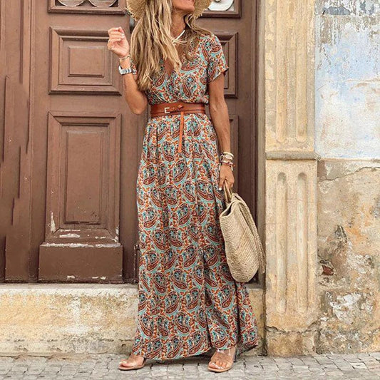 Karin™  | Elegante Ibiza-style jurk - Inclusief riem