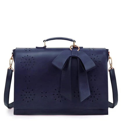 Caitlin | Elegant Bow Flap Tote Bag
