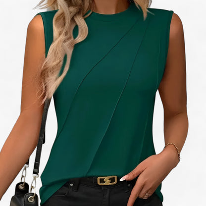Maren | Sleek Sleeveless Detail Top