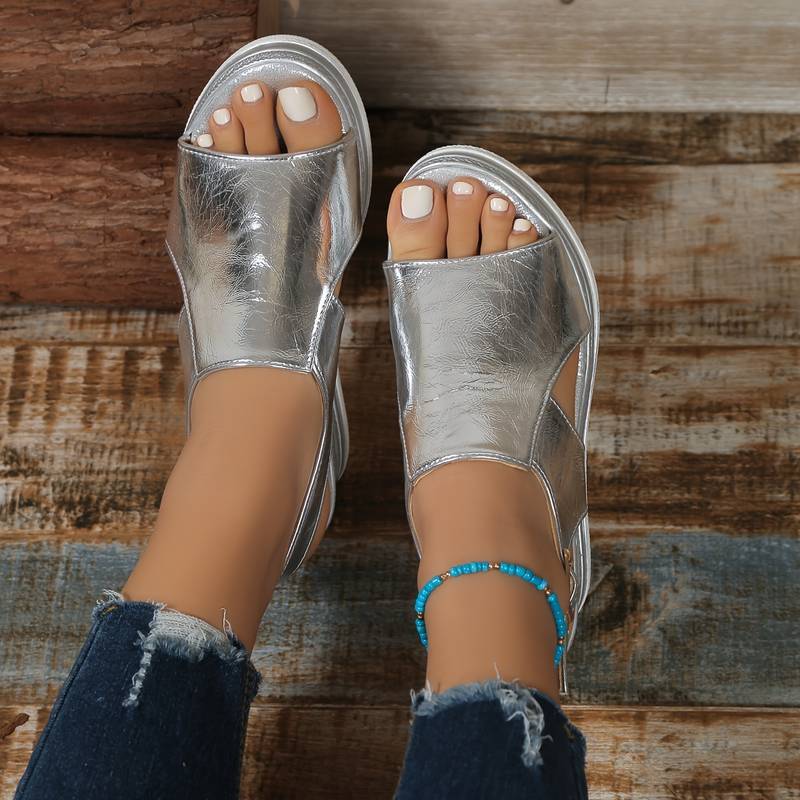 Marijke™ | Chique orthopedische leren sandalen van hoogwaardig materiaal