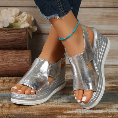 Marijke™ | Chique orthopedische leren sandalen van hoogwaardig materiaal