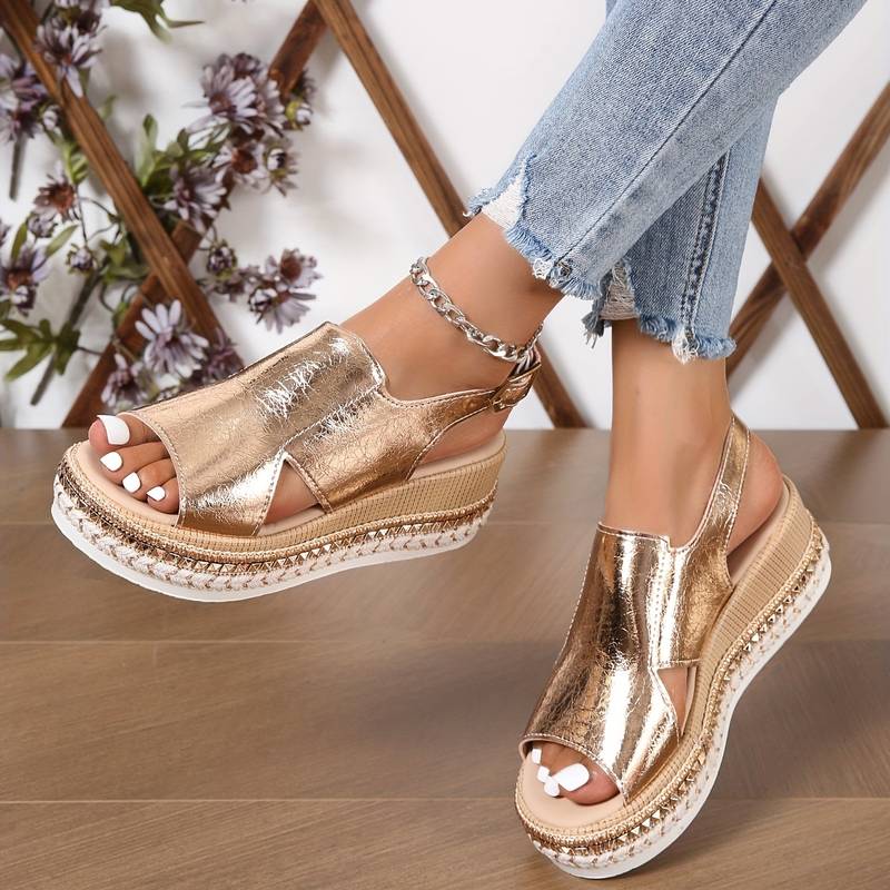 Marijke™ | Chique orthopedische leren sandalen van hoogwaardig materiaal