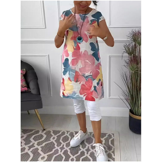 Mathilde™ | Jurk met ronde hals