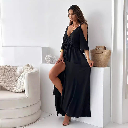Lena™ | Split jurk