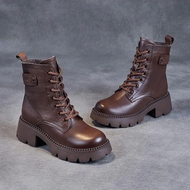 Women's orthopedic leather boots - perfect gift 