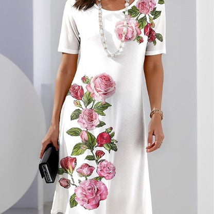 Vanessa | Elegant Summer Floral Dress