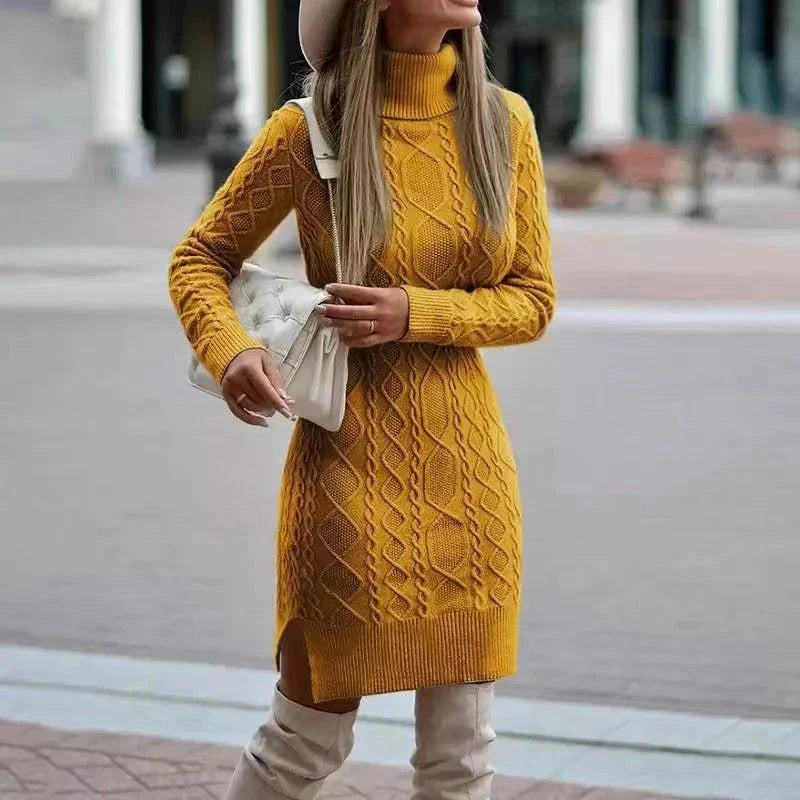 Amelia | Cozy Turtleneck Knit Dress