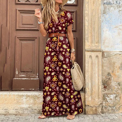Karin™  | Elegante Ibiza-style jurk - Inclusief riem