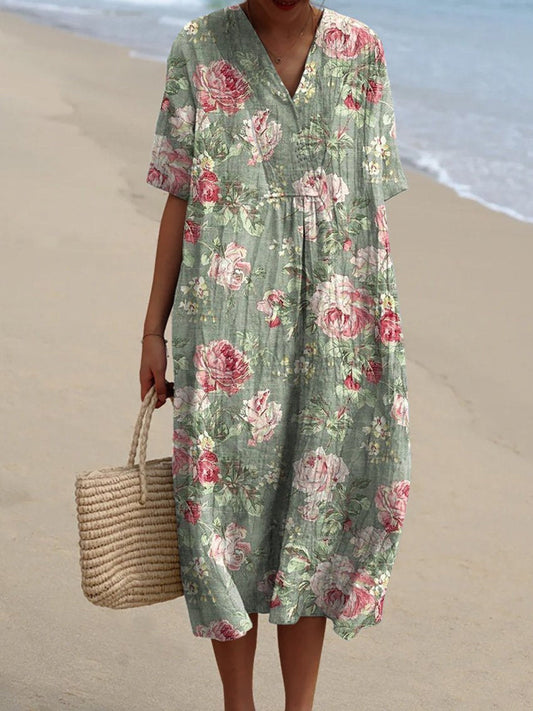 Romantic Floral Summer Dress