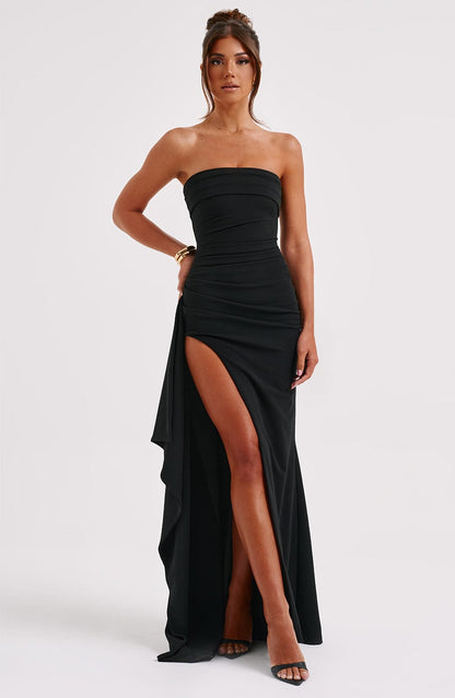 Zoey | Elegant Strapless Maxi Dress